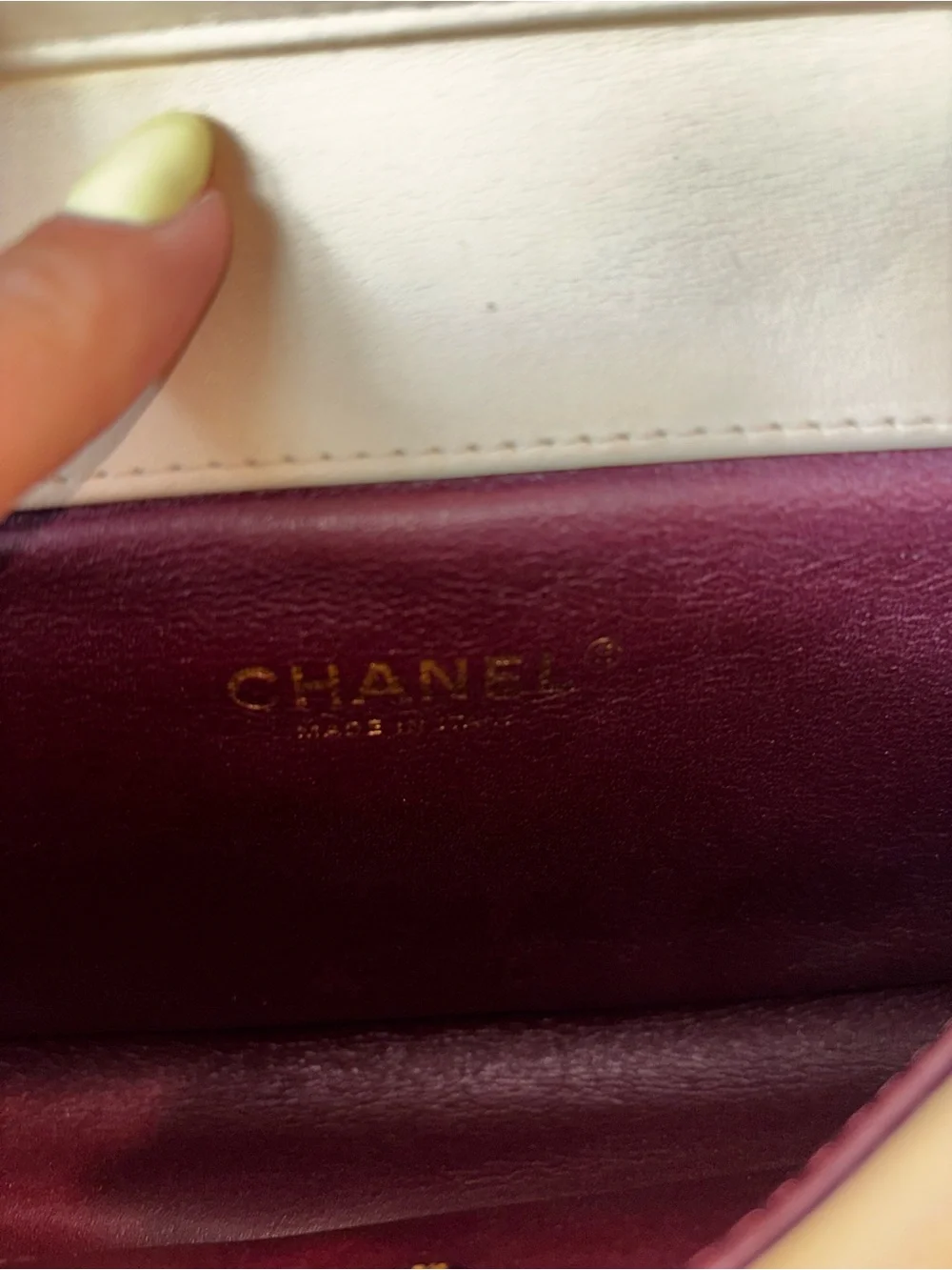 CHANEL classic chevron